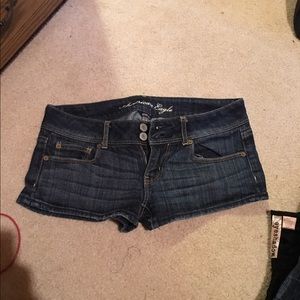 Denim short shorts American Eagle