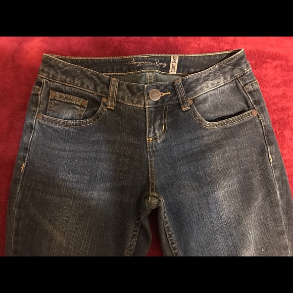 American Rag Jeans Size 1 Short Curvy Boot Cut Jeans EUC - Picture 3 of 4