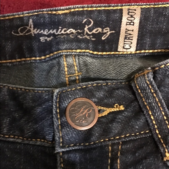 American Rag Jeans Size 1 Short Curvy Boot Cut Jeans EUC - Picture 4 of 4