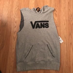 NWT Vans Cutoff Hoodie Tunic Tank