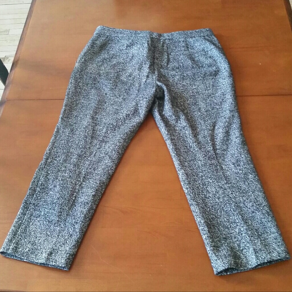Ann Taylor cropped tweed pants
