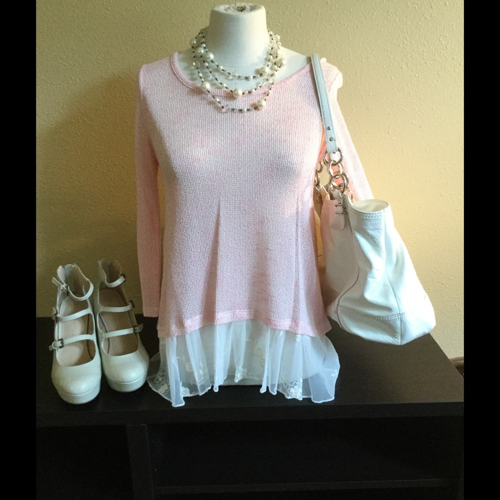 Cute peek a boo sweater