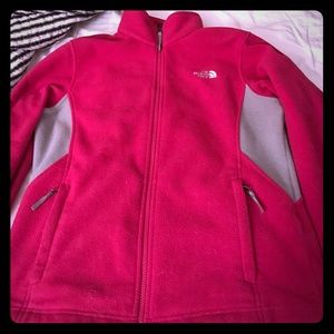 Pink fleece North Face