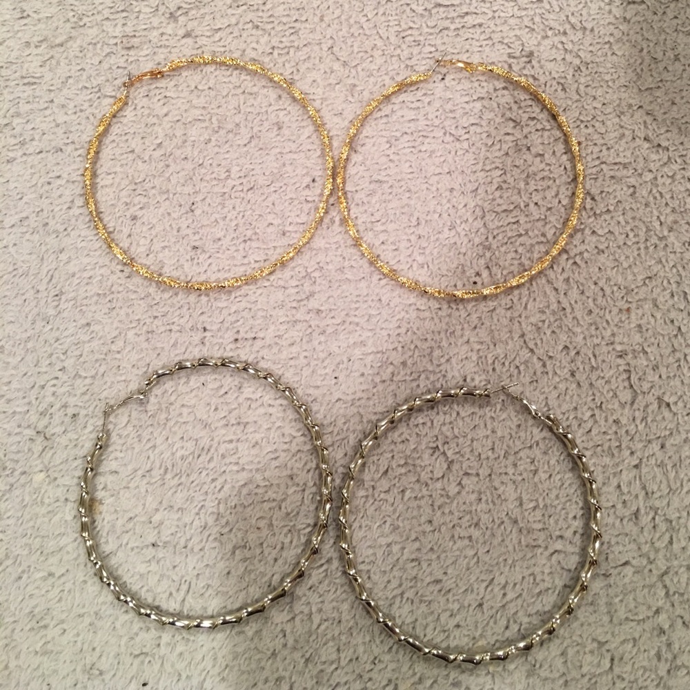 Extra Large earrings - Picture 2 of 4