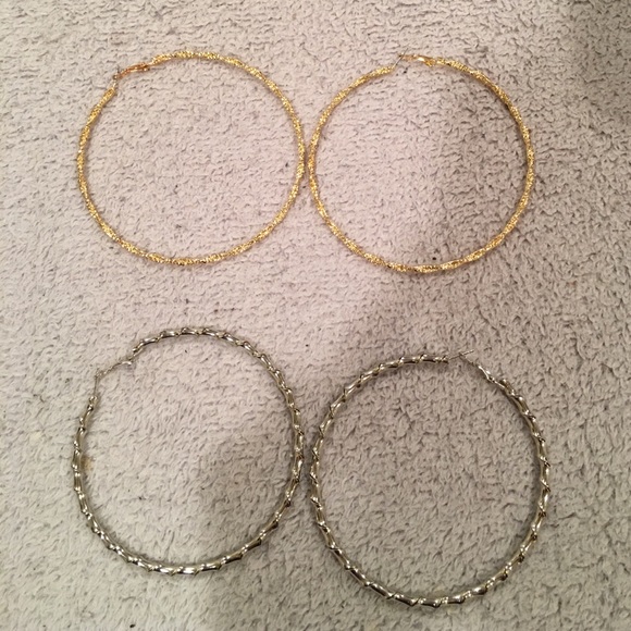 Extra Large earrings - Picture 2 of 4