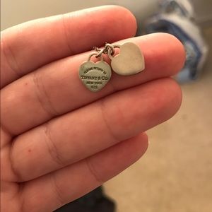 Tiffany double heart necklace