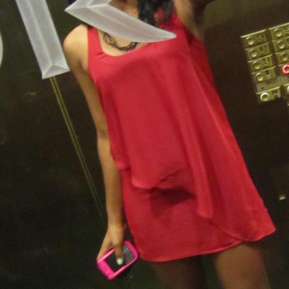 Red Racerback Dress - Picture 2 of 4