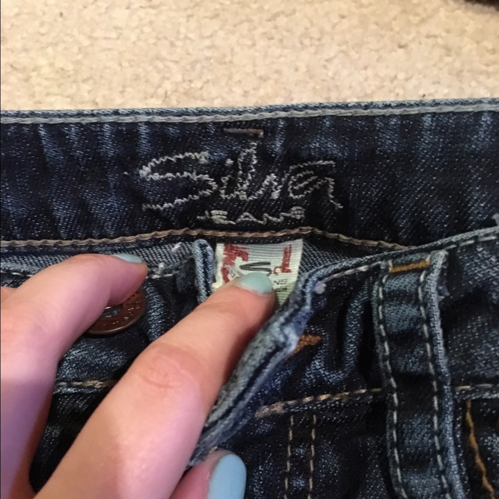 Silver jeans