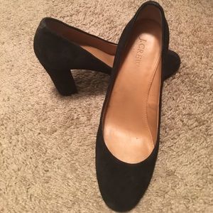 JCrew black Suede shoes