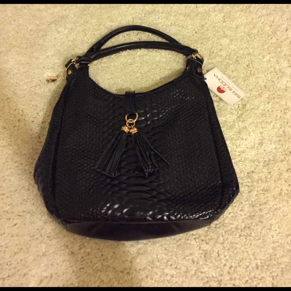 Black Big Buddha Bag