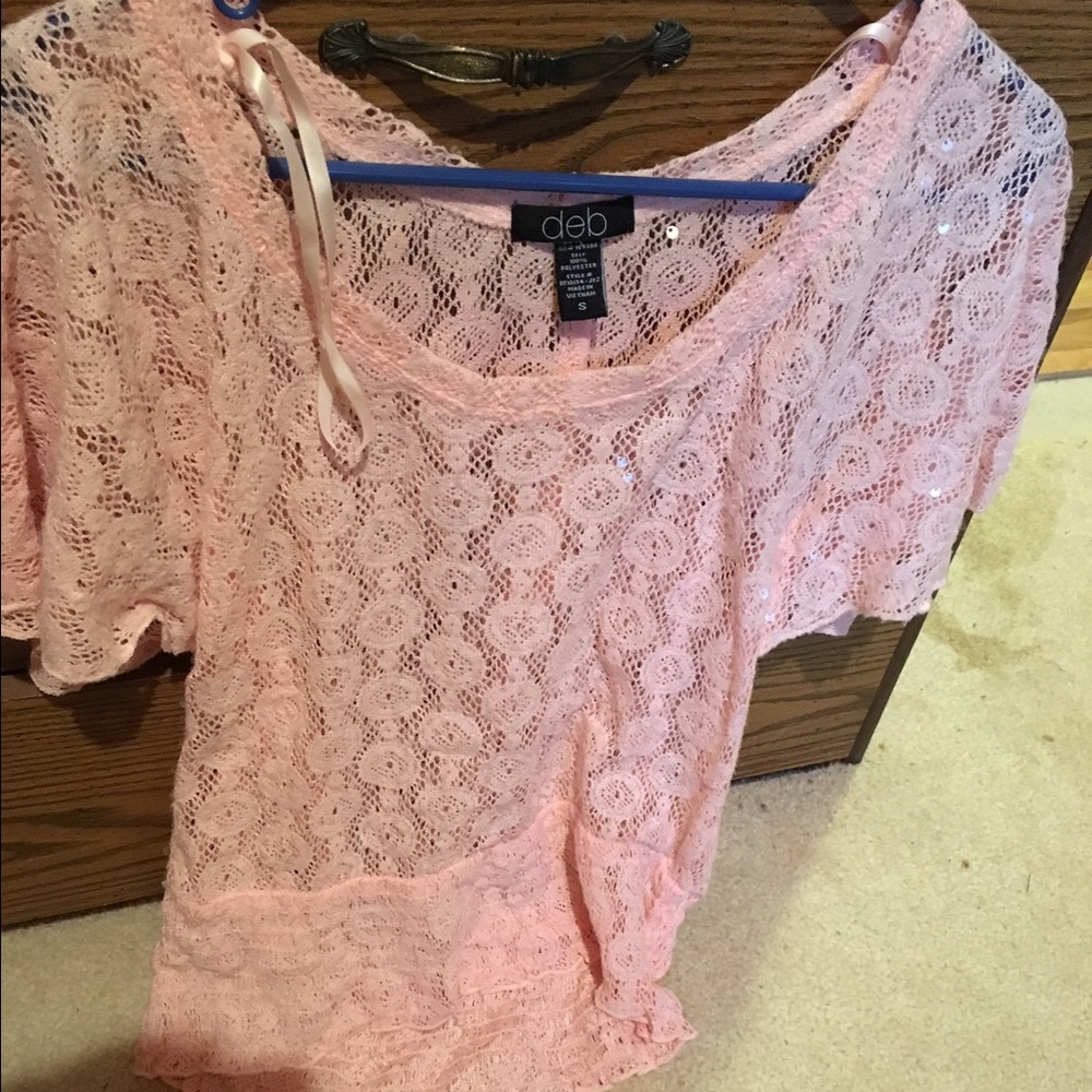 Glittery dress shirt from DEB