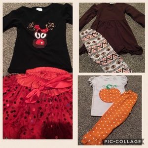 2T/3T Holiday Themed outfit bundle
