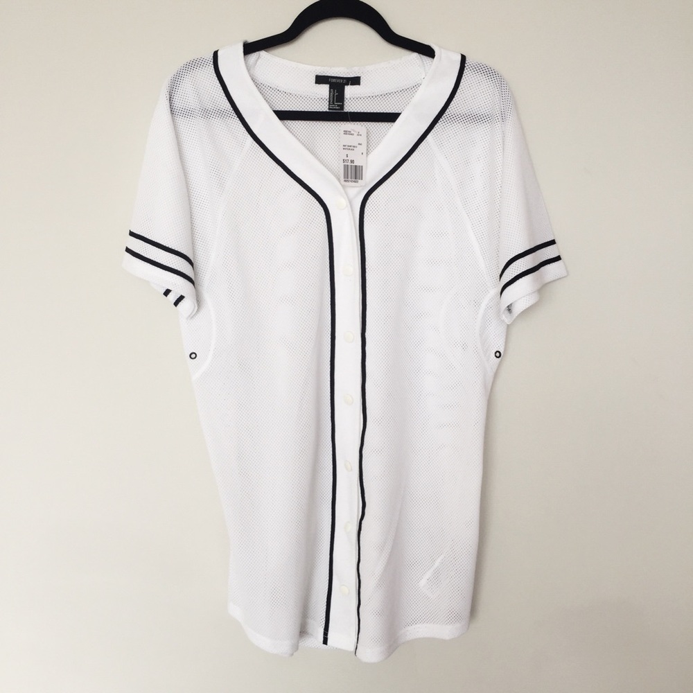 F21 jersey button up dress NWT