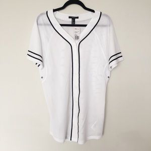 F21 jersey button up dress NWT