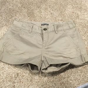 Express khaki shorts size 2
