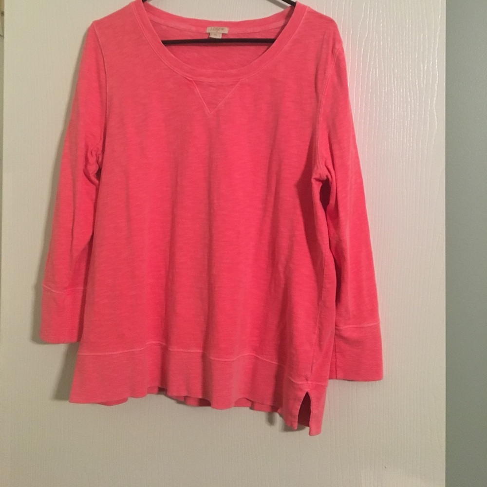 Coral JCrew Sweatshirt