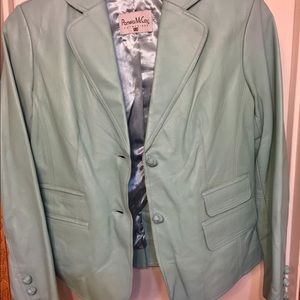 Pamela McCoy Spring Leather Jacket