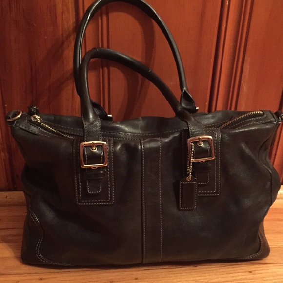 Coach black leather purse REDUCED! - Picture 2 of 8