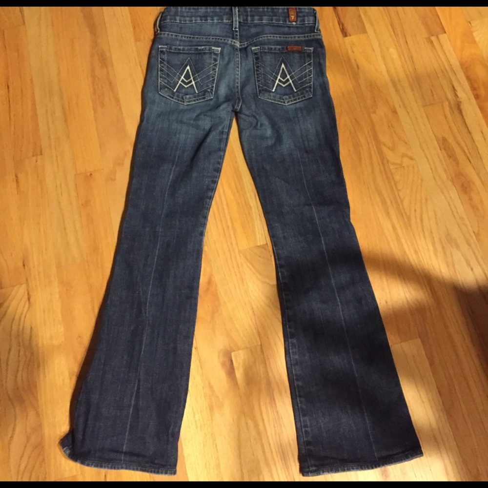 7 for all mankind "A" pocket jeans