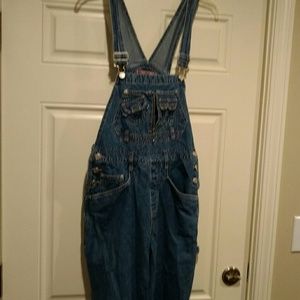 Denim overalls