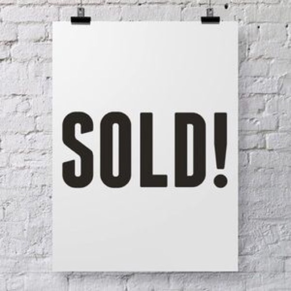 everything past this point is SOLD!