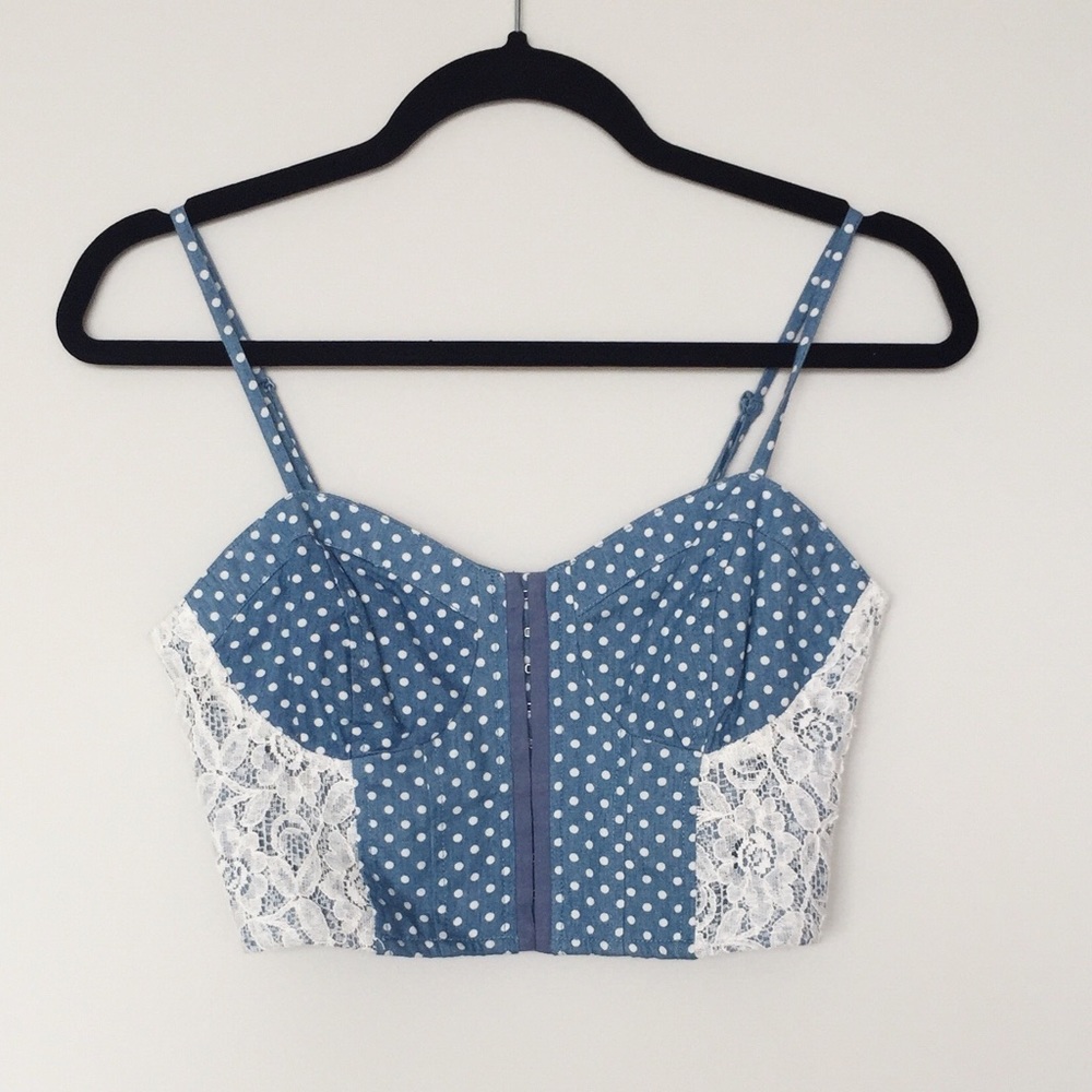 F21 lace crop top NWT