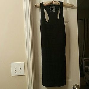 G by Guess Black bondoge dress