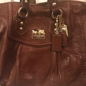 Brown Leather Coach purse