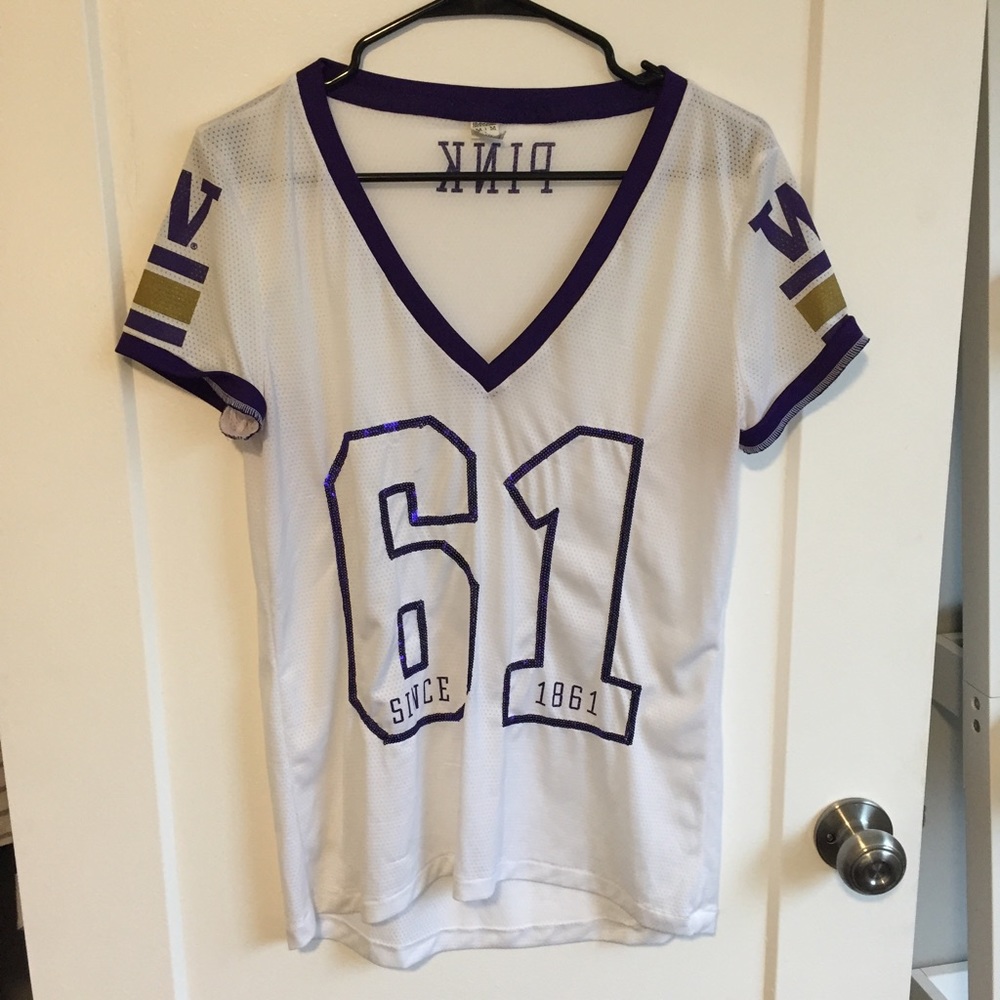 PINK UW University of Washington Jersey
