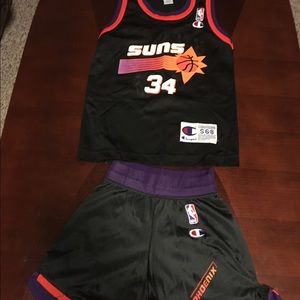 Kids old school Charles Barkley Phoenix suns