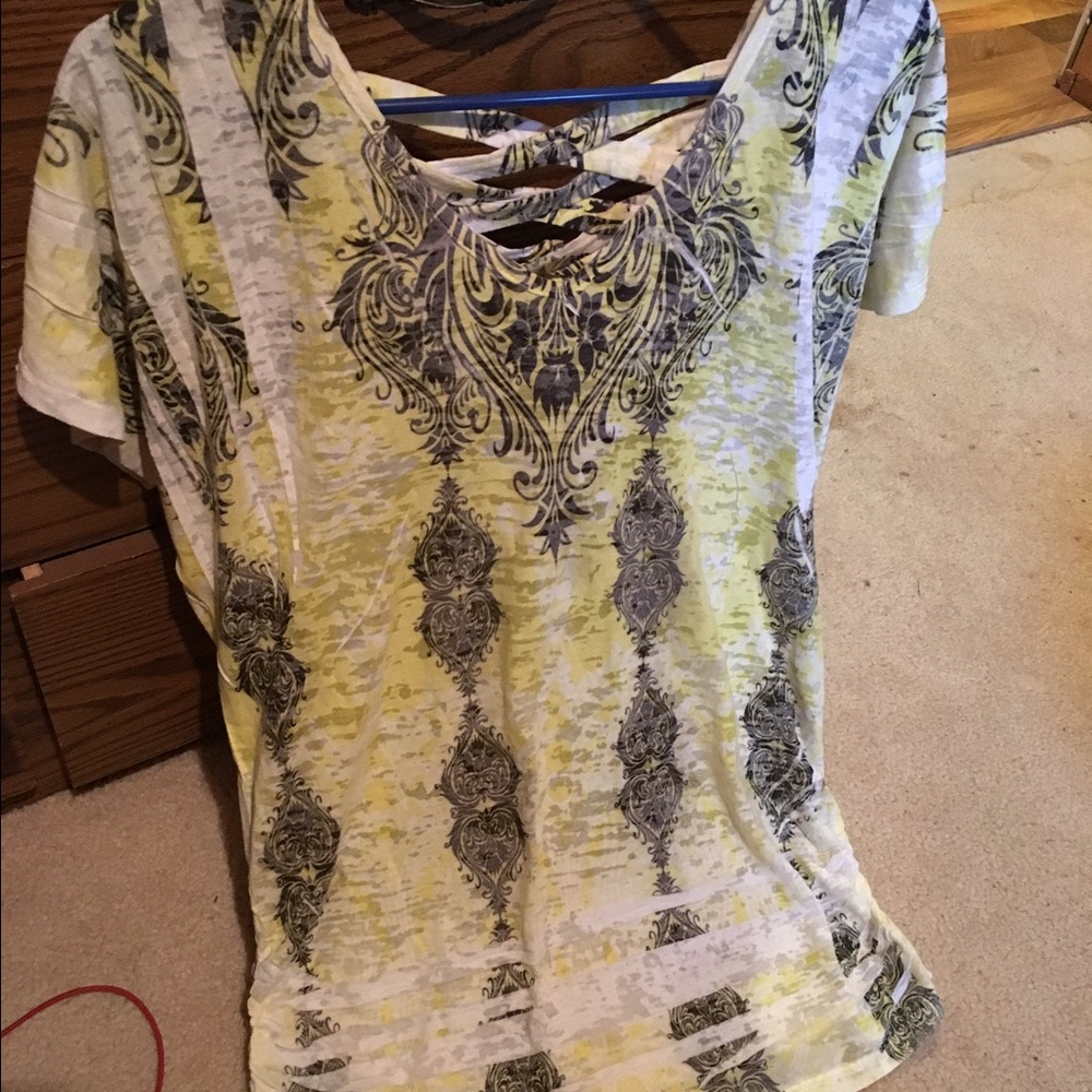 Vanity dress shirt with laced back