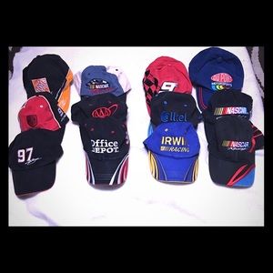 12 NASCAR RACING HATS FINAL PRICE DROP! ⬇️
