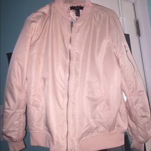 Pink bomber jacket