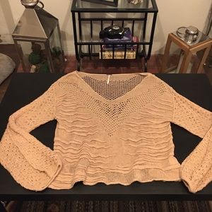 Free People crop sweater