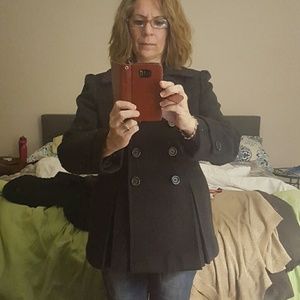 Anne Klein women's 80% wool coat size medium