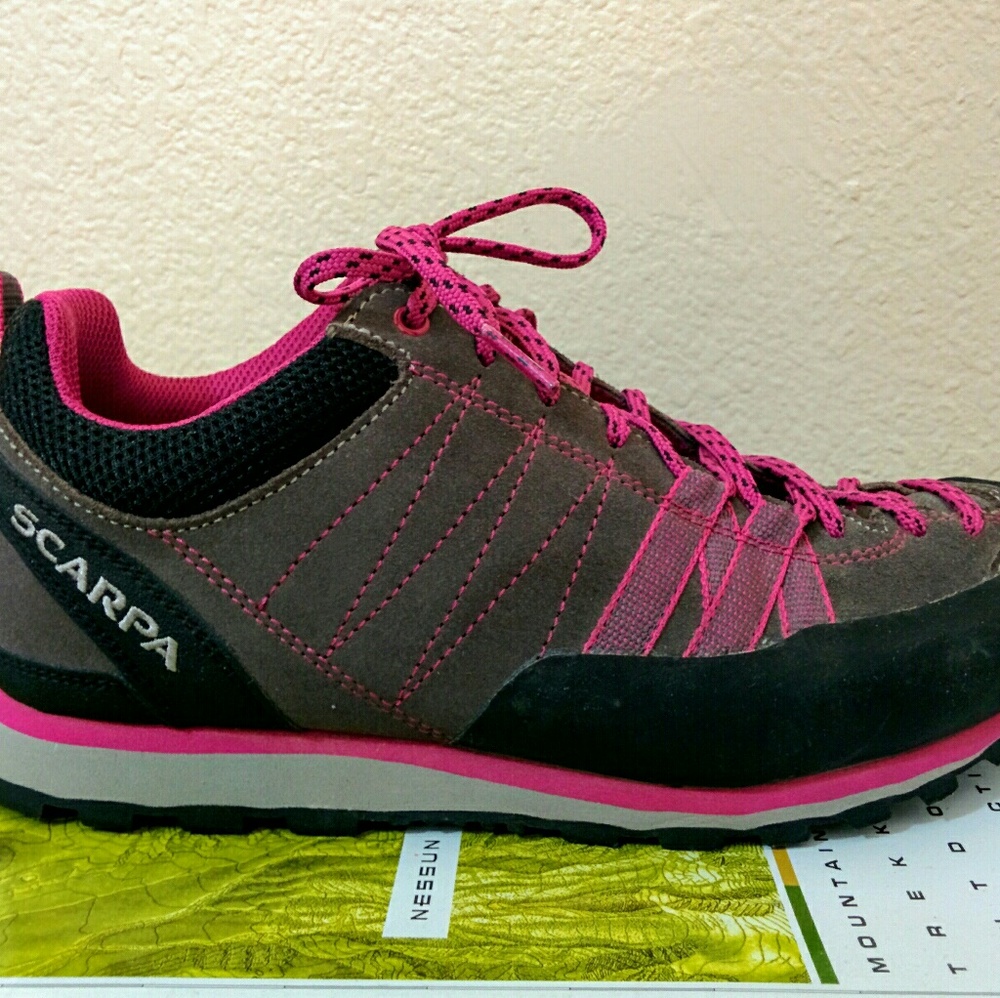 Scarpa Women's Approach Shoes Midgray/Dahlia