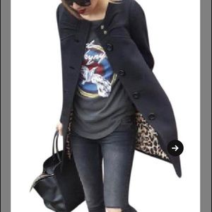 Kate Spade black Etta coat