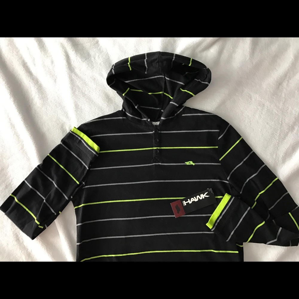 NWT Boys L large 10 12 tony hawk shirt