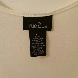 Rue21 Tops - Rue21 sheer lace tank top Rue21 Tops - Rue21 sheer lace tank top