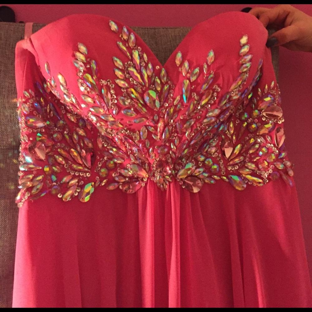 Pink prom/senior ball dress