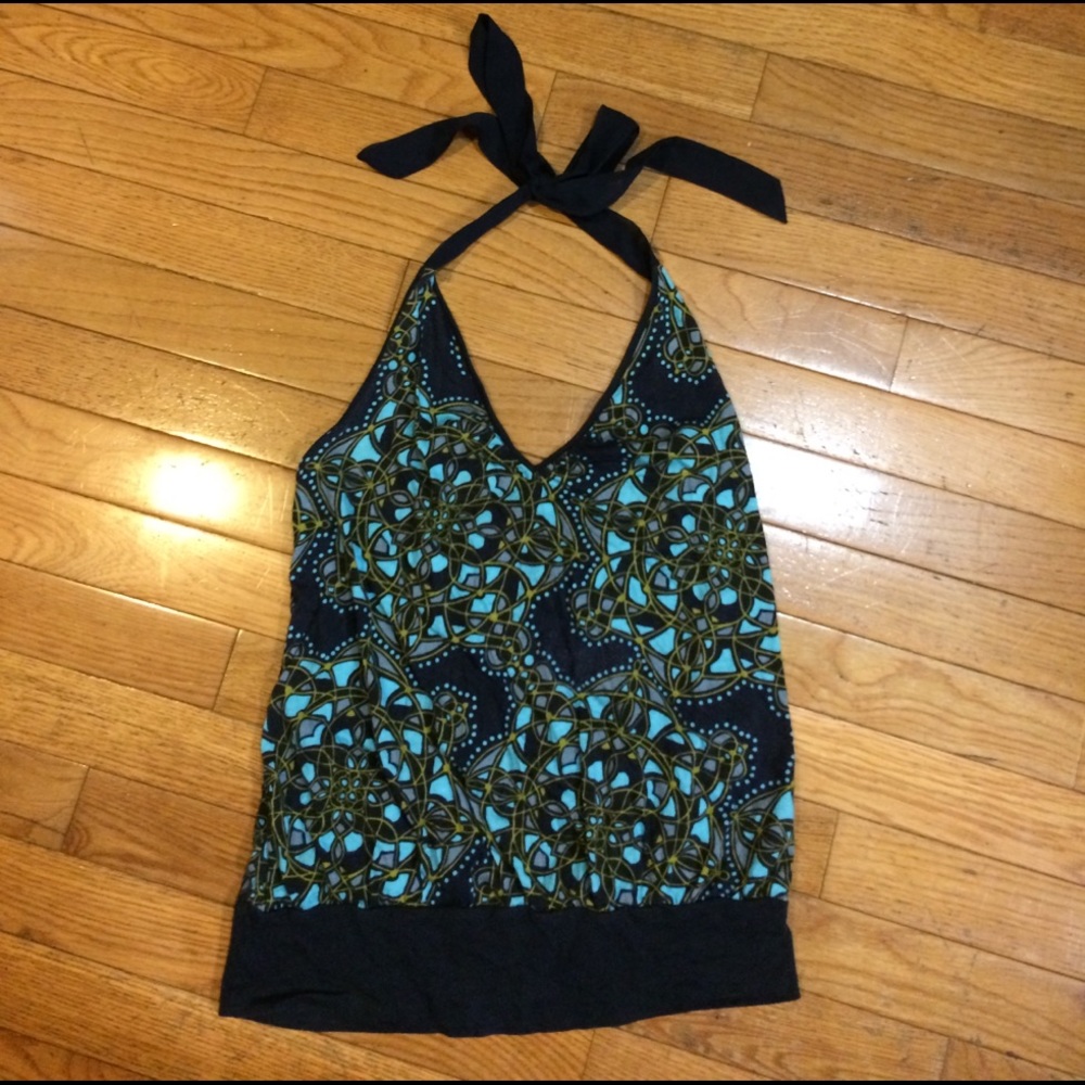Blue Halter Top from DKNY