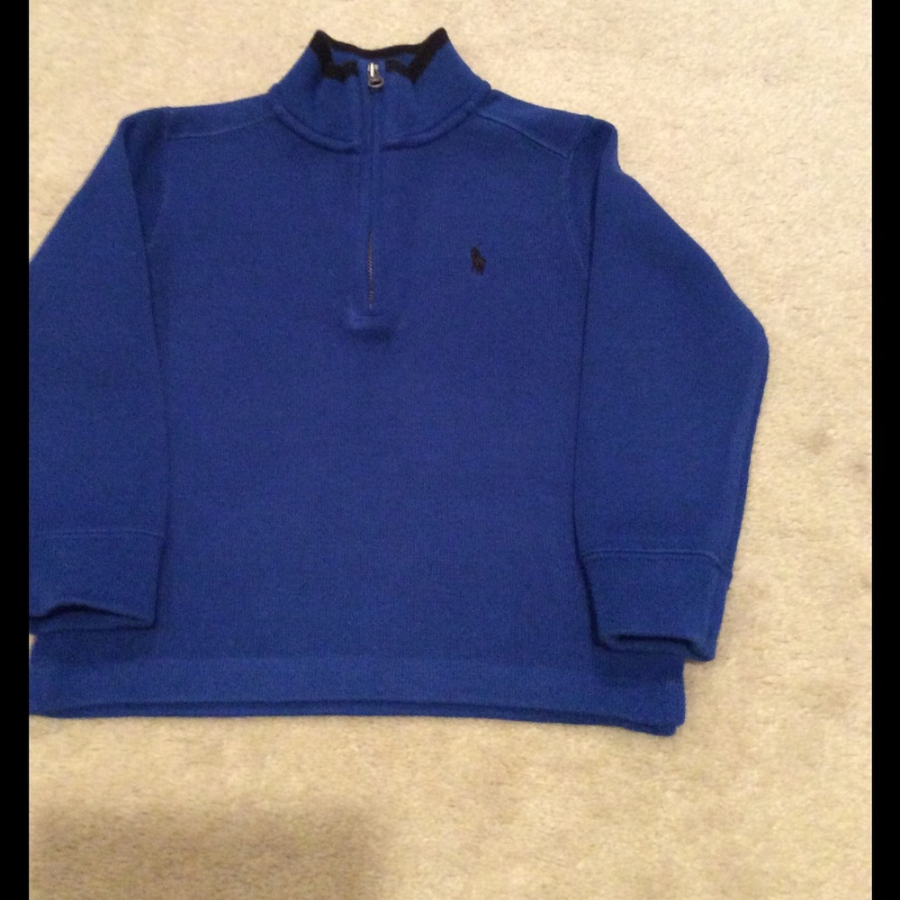 Toddler boys polo sweater