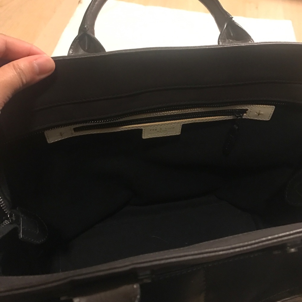 Rag & Bone large pilot bag two toned - Picture 4 of 5