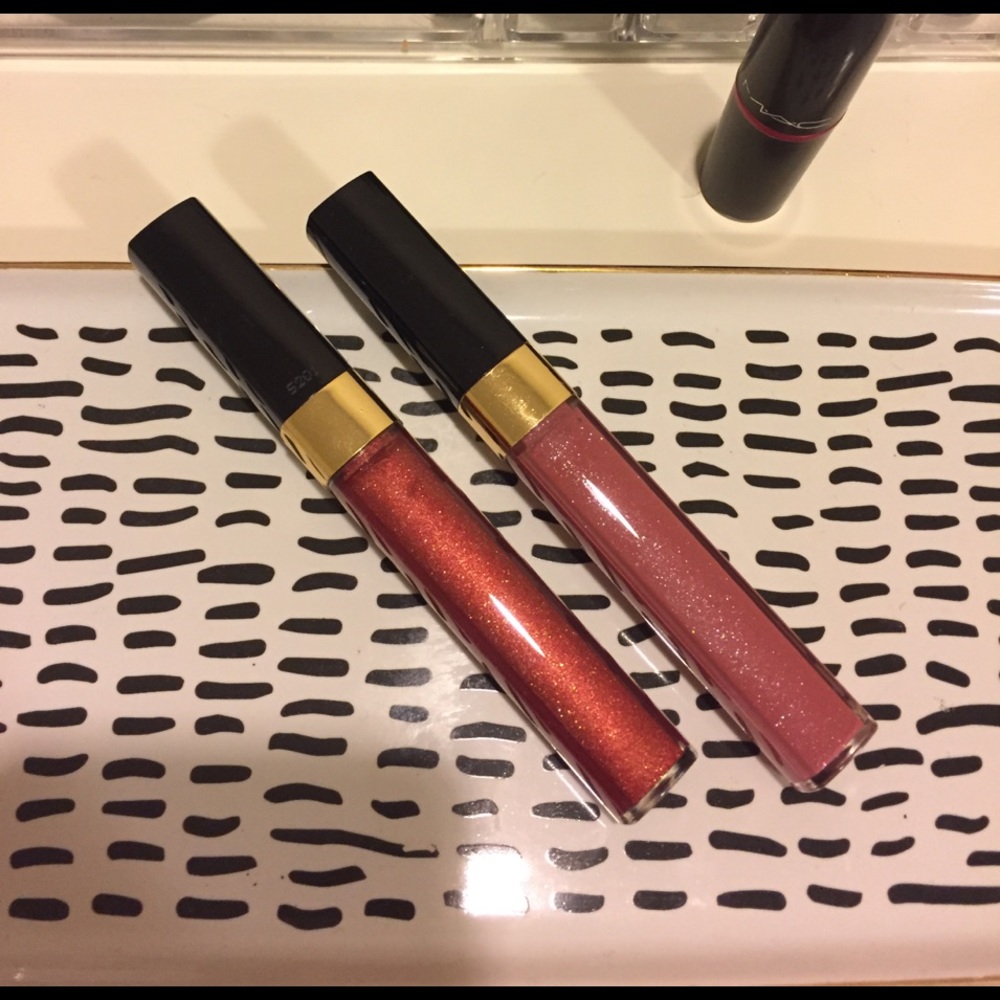 Chanel Lipglosses. Used a handful of times each.