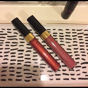 Chanel Lipglosses. Used a handful of times each.