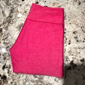 Lululemon wunder under crops pink cotton*