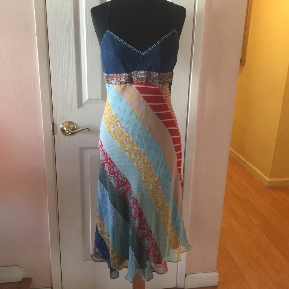 BCBGMAXAZRIA Silk Summerdress,size 6