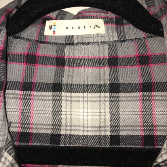 Rusty flannel shirt, AUS 10 - Picture 3 of 3
