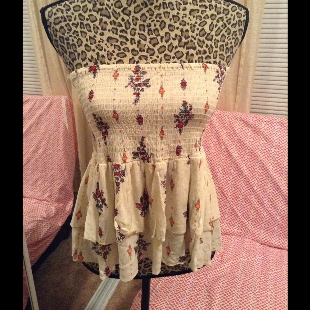 Strapless top/skirt