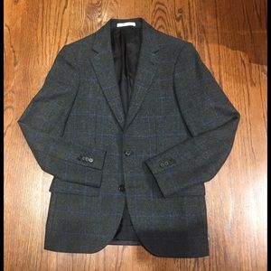 Club Monaco Wool Window Pane Blazer